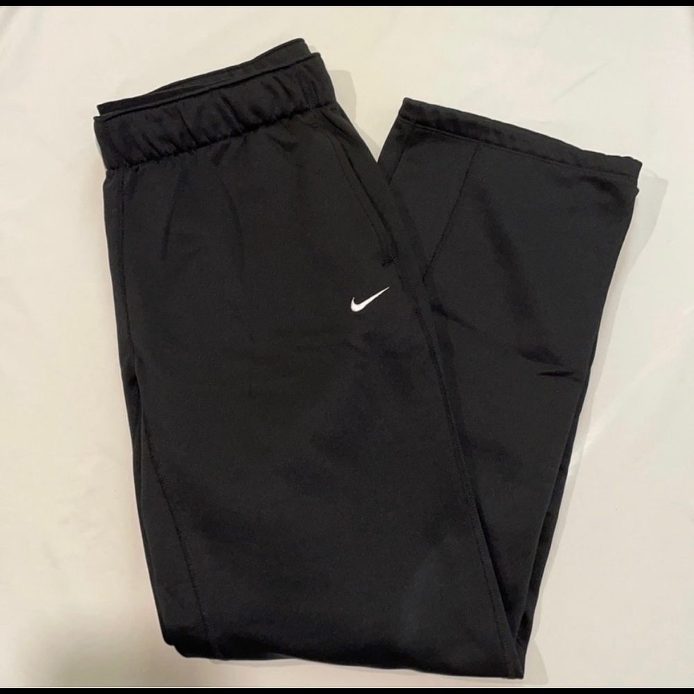 Black Therma Fit Nike sweatpants.